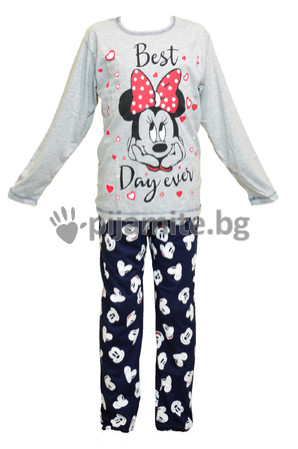   Изчерпан Детска пижама сито дълъг ръкав Minnie Mouse (7-13г.)